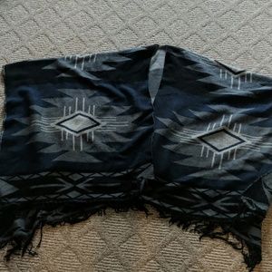 Boutique aztec print shawl.